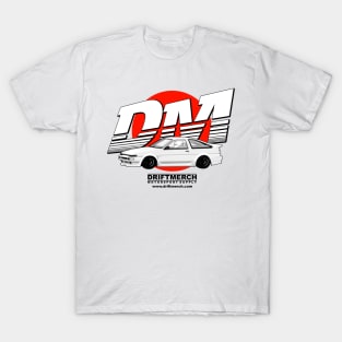 Drift Merch Motorsport Supply DM Logo AE86 with Japan Flag - Light T-Shirt